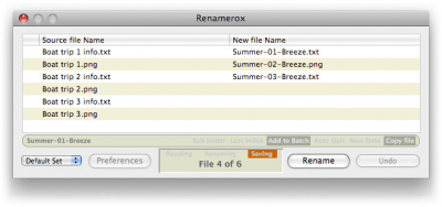 Скриншот приложения Renamerox - №3