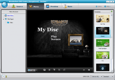 Скриншот приложения Wondershare DVD Creator - №2