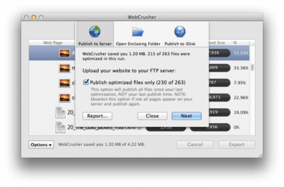 Скриншот приложения WebCrusher - №3