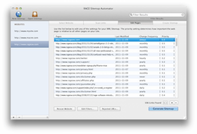 Скриншот приложения Sitemap Automator - №4