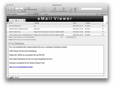 Скриншот приложения Mail Archiver X - №3