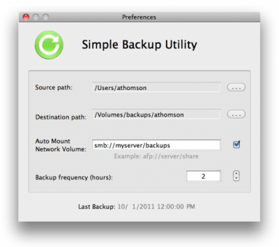 Скриншот приложения Simple Backup Utility - №2