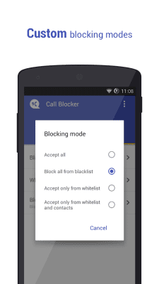 Скриншот приложения NQ Mobile Call Blocker - №2