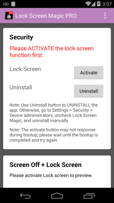 Скриншот приложения Lock Screen Magic - №1
