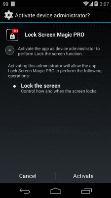 Скриншот приложения Lock Screen Magic - №2