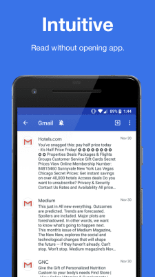 Скриншот приложения Notification History - №3