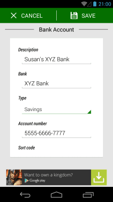 Скриншот приложения Password Manager Lite - №3