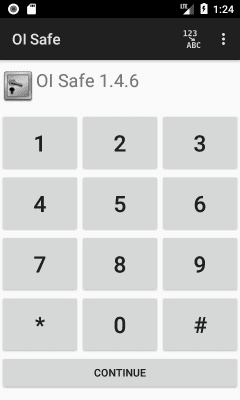 Скриншот приложения OI Safe - №1