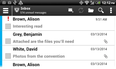 Скриншот приложения McAfee Secure Container - №4