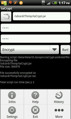 Скриншот приложения taCrypt - №4