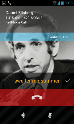 Скриншот приложения RedPhone Private Calls - №1
