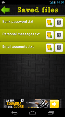 Скриншот приложения AndCrypter - №4