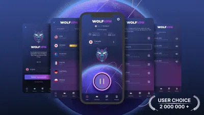 Скриншот приложения Wolf VPN: ВПН для Андроид - №1