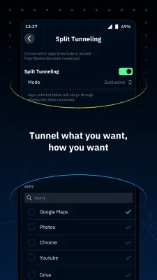 Скриншот приложения Windscribe VPN - №4