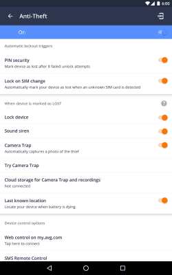 Скриншот приложения AntiVirus FREE для планшетов - №5