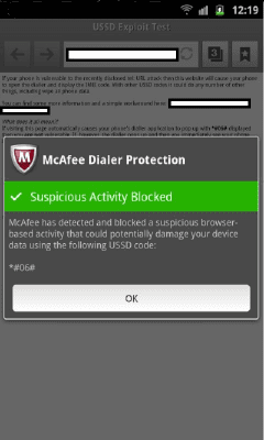 Скриншот приложения McAfee Dialer Protection - №4