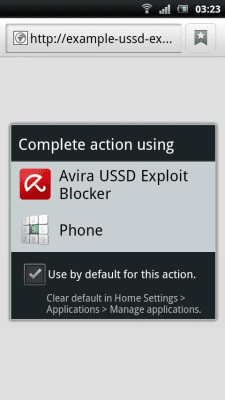 Скриншот приложения Avira USSD Exploit Blocker - №3
