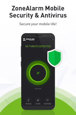 Скриншот приложения ZoneAlarm Mobile Security - №1