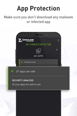 Скриншот приложения ZoneAlarm Mobile Security - №5