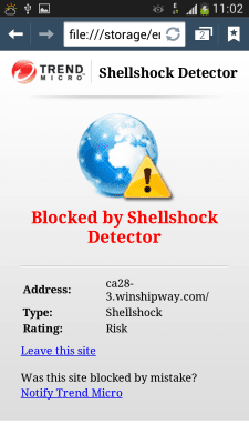Скриншот приложения Shellshock Detector - №5