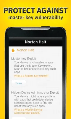 Скриншот приложения Norton Halt exploit defender - №1