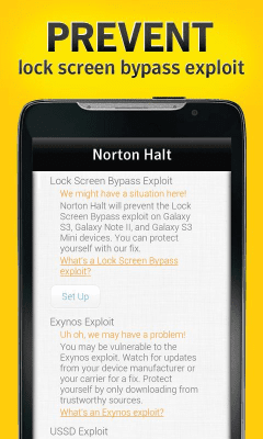 Скриншот приложения Norton Halt exploit defender - №2