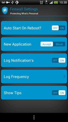 Скриншот приложения Mobiwol: Firewall без root - №5