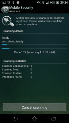 Скриншот приложения Mobile Security - №3