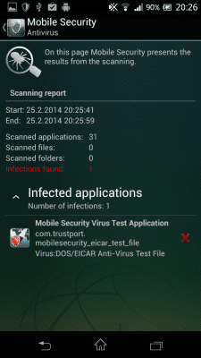 Скриншот приложения Mobile Security - №4