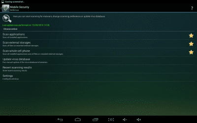 Скриншот приложения Mobile Security - №10