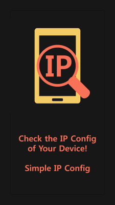 Скриншот приложения Простой IP Config Дисплей - №1