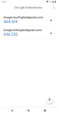 Скриншот приложения Google Authenticator - №5