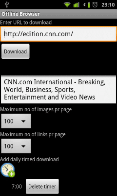 Скриншот приложения Offline Browser - №7