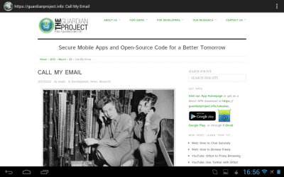 Скриншот приложения Orweb: Private Web Browser - №9