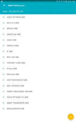 Скриншот приложения SNMP MIB Browser - №9