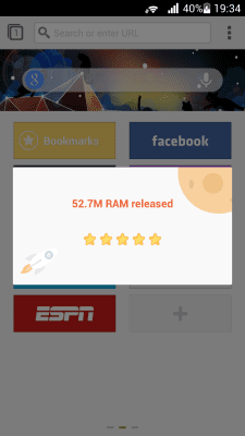 Скриншот приложения Browse faster for Next Browser - №3
