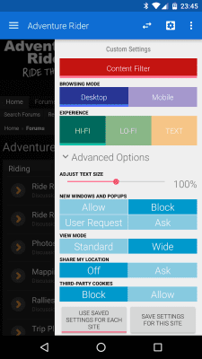 Скриншот приложения Atlas Web Browser - №3