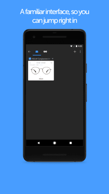 Скриншот приложения Waterfox Privacy Web Browser для Android - №2