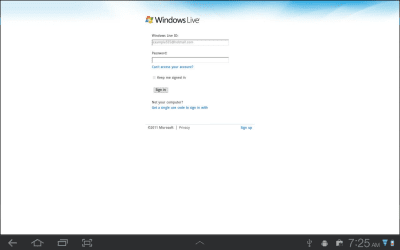 Скриншот приложения Browser for SkyDrive(OneDrive) - №2