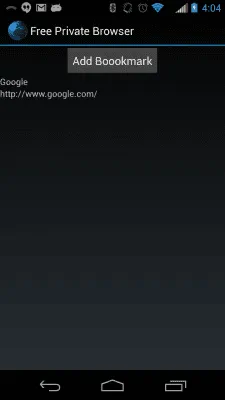 Скриншот приложения Free Private Browser - №4