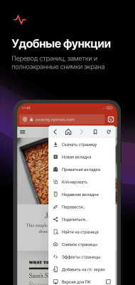 Скриншот приложения Vivaldi для Android - №3