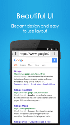 Скриншот приложения Navi Browser - №3
