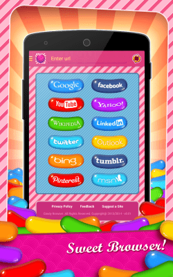 Скриншот приложения Candy Browser for Android - №3