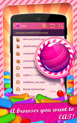 Скриншот приложения Candy Browser for Android - №6
