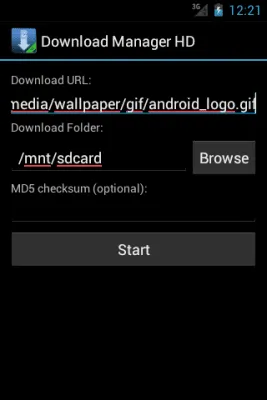 Скриншот приложения Download Manager HD - №1