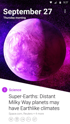 Скриншот приложения Yahoo News Digest - №1