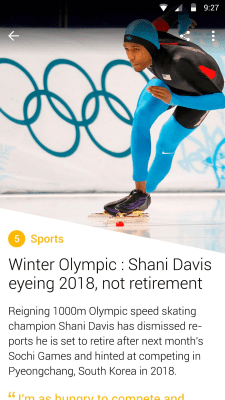 Скриншот приложения Yahoo News Digest - №5