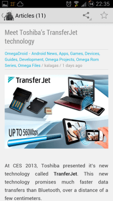 Скриншот приложения OmegaDroid - №5