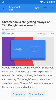 Скриншот приложения gReader | Feedly | News |  RSS - №7