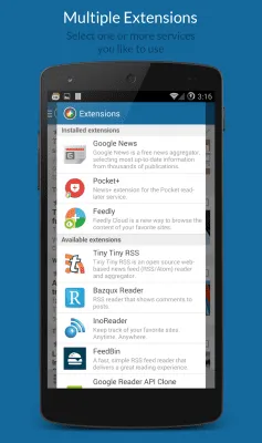 Скриншот приложения News+ | Google News RSS Reader - №5